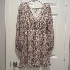 Floral Long Sleeve Dress